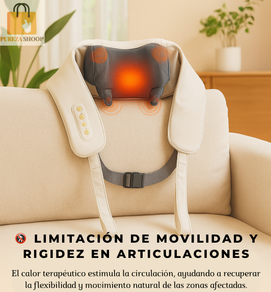 💆‍♀️🔥 Masajeador RelaxPro 360 — alivia cuello, hombros y espalda en minutos ⏱️✨ Disfruta un masaje profundo sin salir de casa 🏡💖